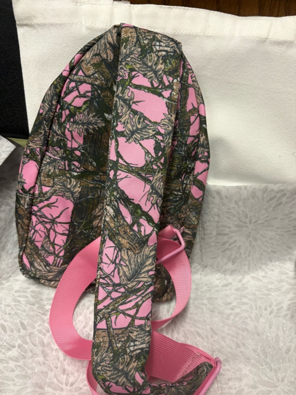 Simply Southern Pink Camo Mini Crossbody Backpack - Picture 7 of 7